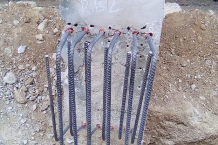 High bonding glue for fixing rebar into concrete